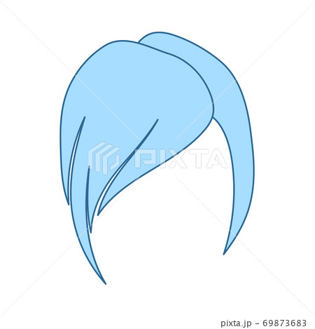 Lady's Hairstyle Icon 69873683