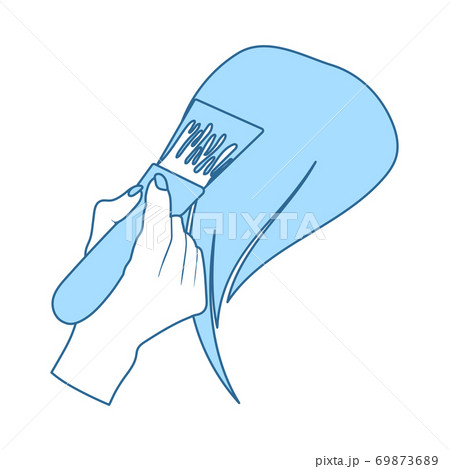 Painting Hair Icon 69873689
