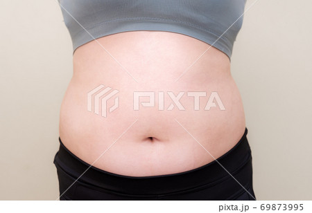 Fat woman., Shape up healthy stomach muscle Fat woman., Shape up healthy stomach muscle 69873995