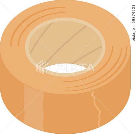 使いかけのガムテープのイラスト素材 [69874201] - PIXTA