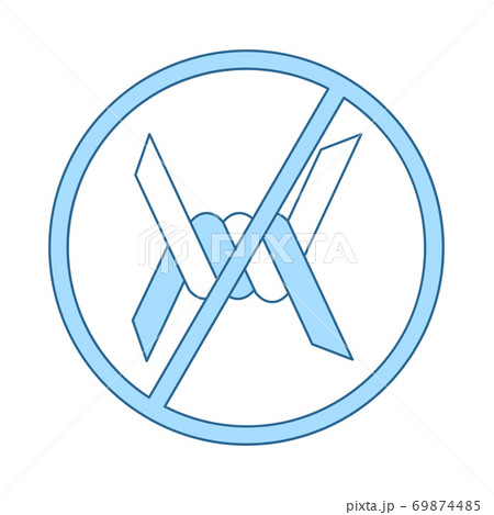 Barbed Wire Icon 69874485