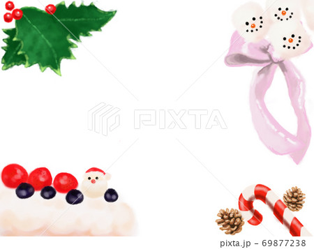 クリスマスケーキフレーム 69877238
