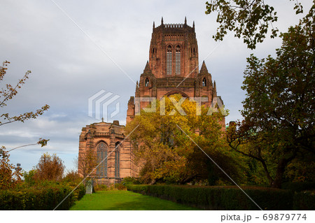 Exterior of Cathedral Church of Christ in Liverpool 69879774
