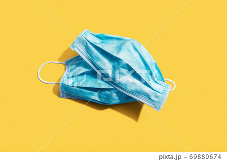 Blue surgical masks 69880674