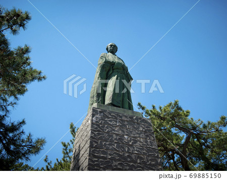 高知県高知市 桂浜 坂本龍馬像 69885150