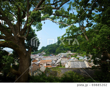 和歌山県海南市 黒江の町並み 69885202