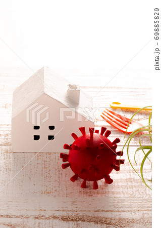新型コロナウイルス　模型　イメージ 69885829
