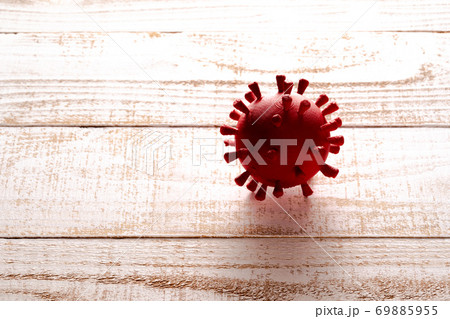 新型コロナウイルス　模型　イメージ 69885955