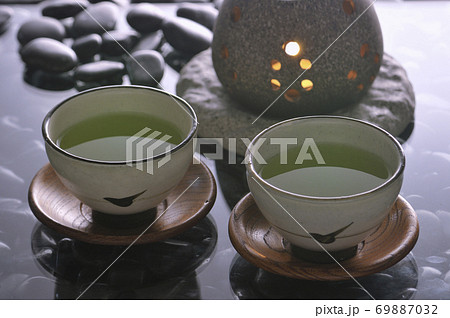 茶香炉と湯飲み 茶香炉と湯飲み 69887032