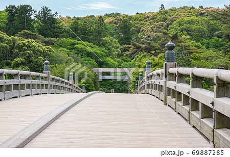 伊勢神宮内宮　宇治橋 69887285