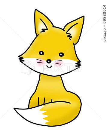 しっぽが大きなキツネ 69888014