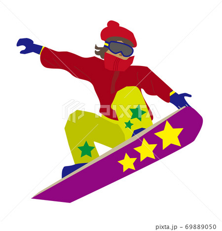 snowboard board cartoon