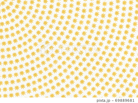 連続した紅葉のパターン 背景画像 金白サークル 連続した紅葉のパターン 背景画像 金白サークル 69889681