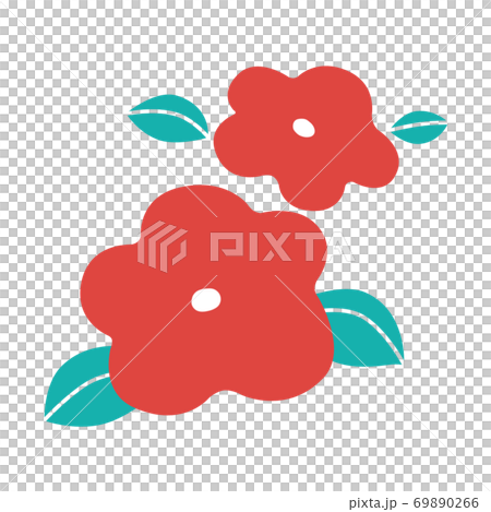 Camellia illustration simple 69890266