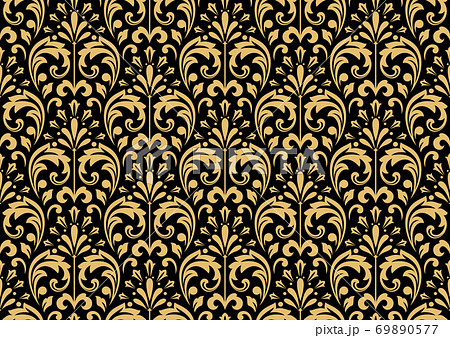 Floral Pattern Vintage Wallpaper In The のイラスト素材 Floral Pattern Vintage Wallpaper In The のイラスト素材