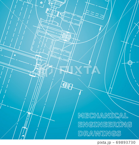 Backgrounds of engineering subjects. Technical illustration 69893730