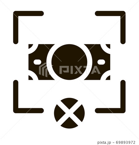 Fake Banknote Orientation Icon Vector Glyph Illustration Fake Banknote Orientation Icon Vector Glyph Illustration 69893972