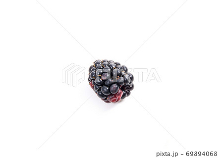 Ripe blackberry fruit isolated on white background. Ripe blackberry fruit isolated on white background. 69894068
