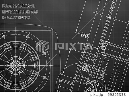 Vector engineering illustration. Cover, flyer, banner, background Vector engineering illustration. Cover, flyer, banner, background 69895338