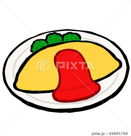 Illustration of Omurice 69895789