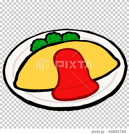 Illustration of Omurice 69895789