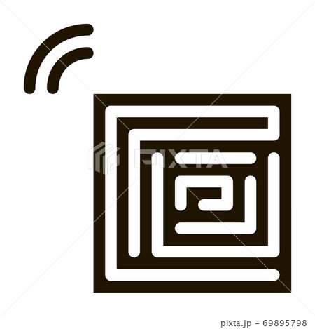 Disposable Anti Theft Stickers Icon Vector のイラスト素材 Disposable Anti Theft Stickers Icon Vector のイラスト素材