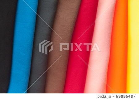 Background photo texture of colorful fleece 69896487