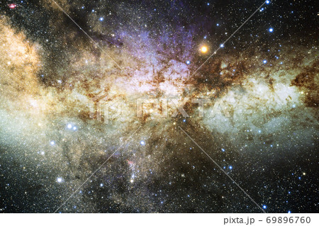 Cluster of stars. Nebula. Elements of this image furnished by NASA 69896760