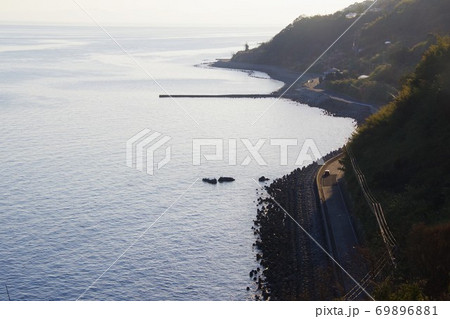 兵庫県淡路島 灘黒岩水仙郷から見た南淡路水仙ライン 兵庫県淡路島 灘黒岩水仙郷から見た南淡路水仙ライン 69896881