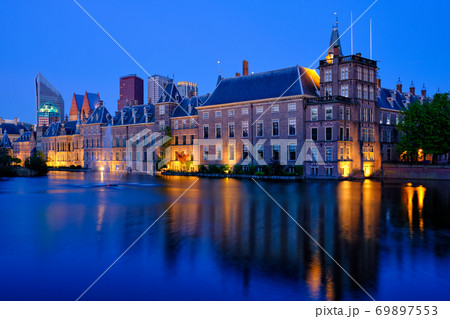 Hofvijver lake and Binnenhof , The Hague 69897553