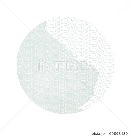 和柄 円 水彩 抽象的なイラスト 1 1 のイラスト素材 6984
