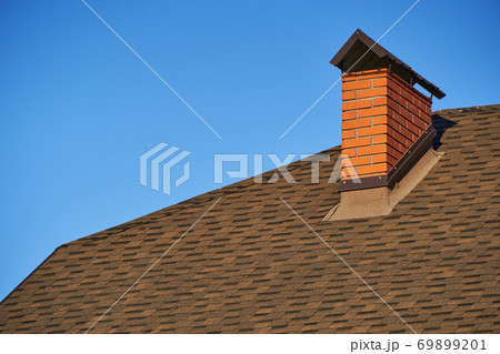 new roof and house under construction new roof and house under construction 69899201