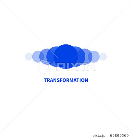 Coaching logo. Transforming, transformation icon. Symbol of coach 69899569
