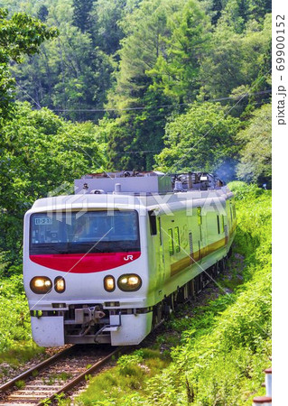 磐越西線を走るキヤE193系気動車EAST i-D　福島県喜多方市 69900152