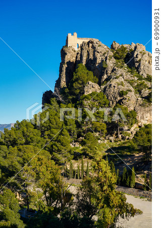 The medieval castle of Cieza, province of Murcia, Spain 69900931