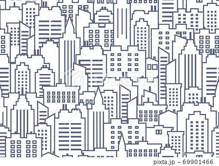 City seamless pattern 69901466