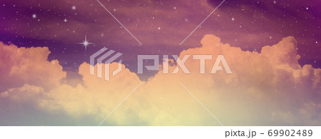 colorful night sky 69902489