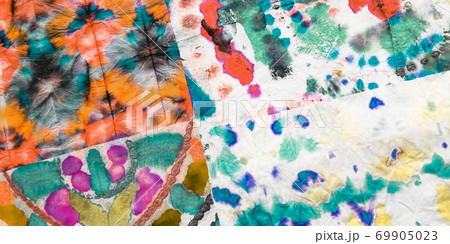 Acrylic Brush Paint. Vivid Dirty Art Artistic.  69905023