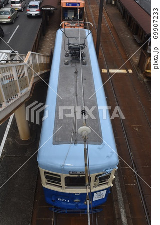 長崎電鉄の或る車両の屋根上 69907233