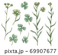 手描きの植物の線画素材集 69907677