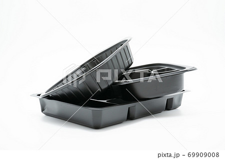 プラスチックの使い捨てお弁当容器 プラスチックの使い捨てお弁当容器 69909008