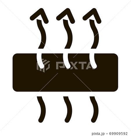 Breathable Mattress Icon Illustration 69909592