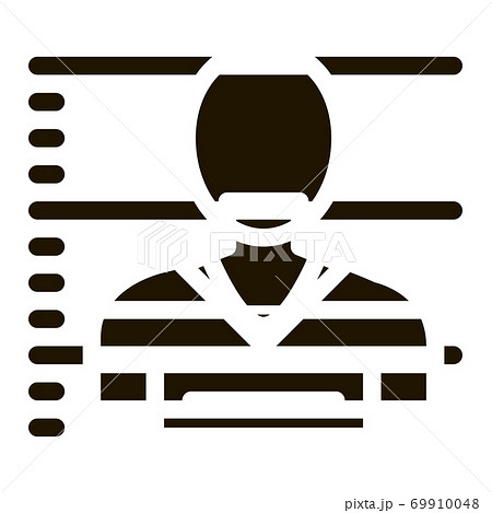 Criminal Bandit Photo Icon Illustration 69910048