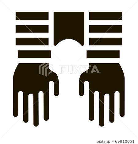 Criminal Hands In Irons Icon Illustration Criminal Hands In Irons Icon Illustration 69910051
