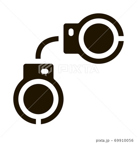 Police Arrest Irons Icon Illustration Police Arrest Irons Icon Illustration 69910056