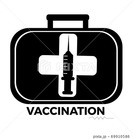 Vaccination medical poster 69910586
