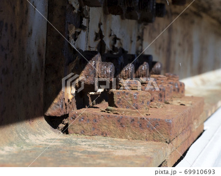 rusted bolt steel bridge 69910693