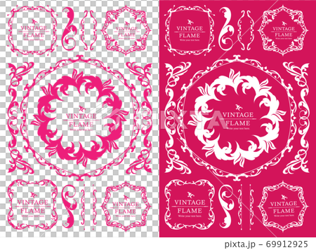 Luxury frame design, calligraphic material, luxury, template, [copy space] 69912925