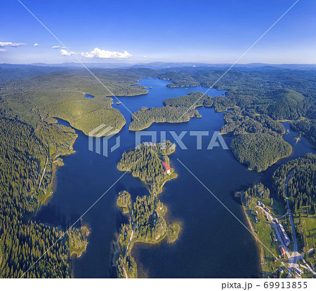 Amazing aerial view at Dam Amazing aerial view at Dam 69913855