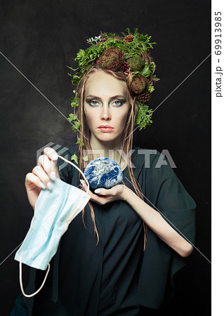 Environmental protection concept. Elements of this image furnished by NASA. 69913985